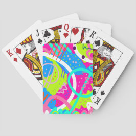 Funky - färgad popup-bild casinokort