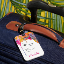 Funky - färgad regnbåge dam art