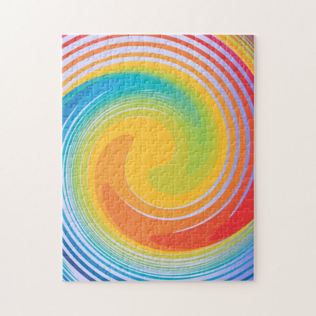 Funky Färgfyllt pussel (Vertikal)