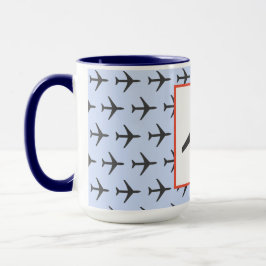 Funky Flygplan Flygplan Aviation Fly Airways Mugg