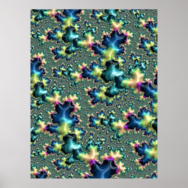 Funky Fraktal Poster (Framsidan)