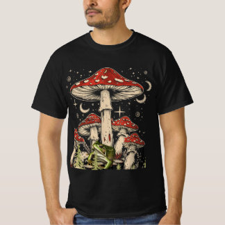 Funky Frog i Boho Retro Stil Boho Retro Frog Vib T Shirt