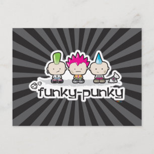 Funky-fylligt vykort