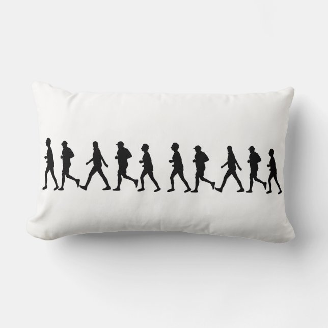 Funky 'Gå och gör det!' Löpning Jogging Kudde Kudd (Framsida)