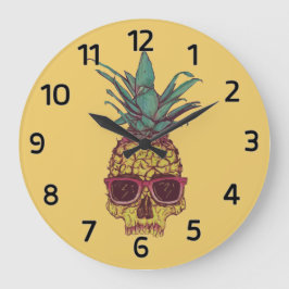 Funky Geek Coola Pineapple Punk Stor Klocka