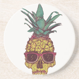 Funky Geek Coola Pineapple Punk Underlägg Sandsten