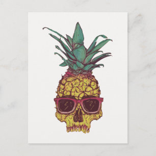 Funky Geek Coola Pineapple Punk Vykort