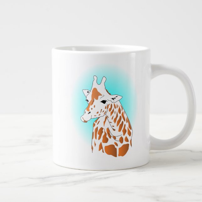 funky giraffälskare mugg jumbo mugg (Höger)