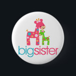 Funky Giraffe Big Sister Tshirt Knapp<br><div class="desc">Finns det en speciell storsyster att vara i familjen? Denna förtjusande Funky Giraffe Big Sister-garanti är säker på att jag är nöjd. Gör en underbar syskon-gåva!</div>