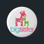 Funky Giraffe Big Sister Tshirt Knapp<br><div class="desc">Finns det en speciell storsyster att vara i familjen? Denna förtjusande Funky Giraffe Big Sister-garanti är säker på att jag är nöjd. Gör en underbar syskon-gåva!</div>