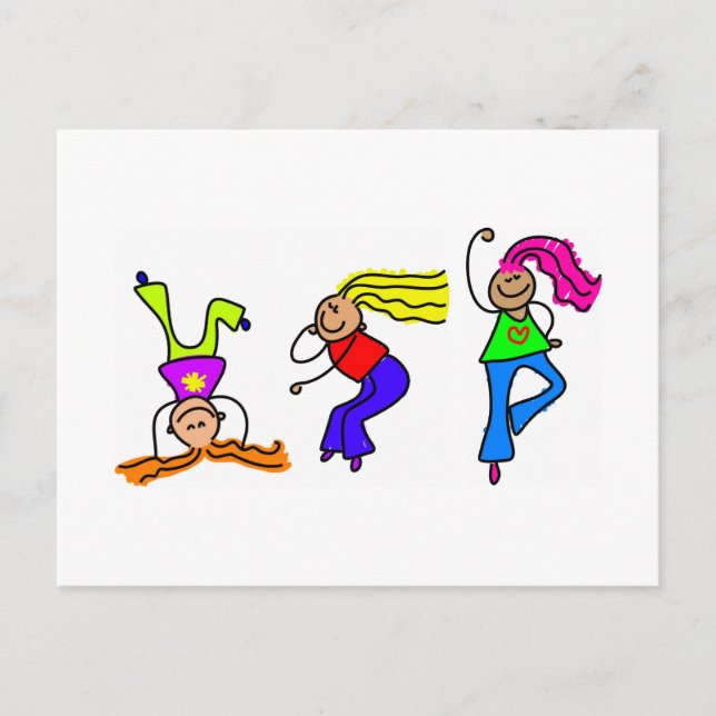 Funky Girls Vykort (Framsida)