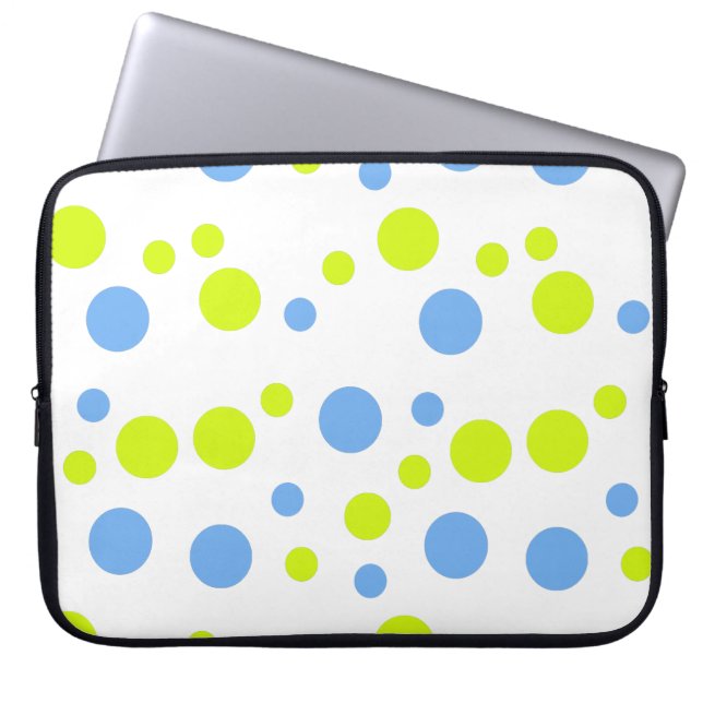 Funky glada bubblor Färgrik laptopsleeve Laptop Fodral (Framsidan)