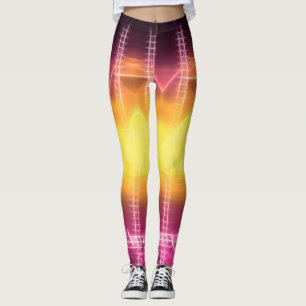 Funky glöd i Mörken Leggings