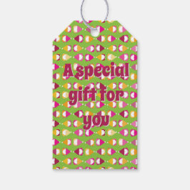 Funky Gnome Gift-Märkre Presentetikett