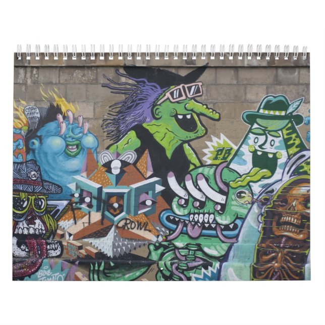 Funky Graffitis i Wien Österrike 2025 Kalender (Omslag)