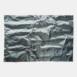 Funky Grått Faux Wrinkled Mönster 4Amie Kökshandduk
