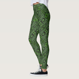 Funky Grönt Leggings