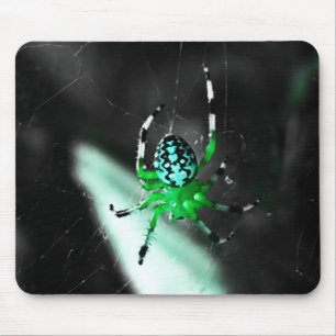 Funky Grönt Spider Musmatta