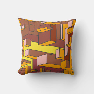 Funky Guld Tobacco Dekorativ kudde