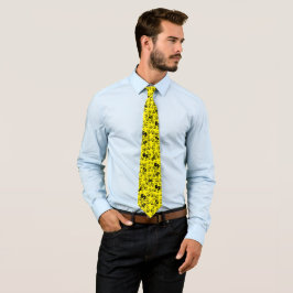 Funky Gult Dollar Euro Money Mönster Tie Slips
