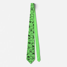 Funky Gult Dollar Euro Money Mönster Tie Slips