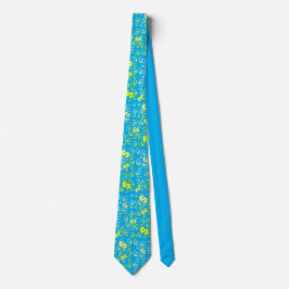 Funky Gult Dollar Euro Money Mönster Tie Slips