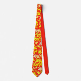 Funky Gult Dollar Signs Mönster Tie Slips