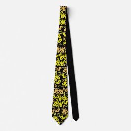 Funky Gult Dollar Signs Mönster Tie Slips