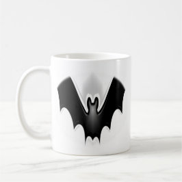 Funky Halloween Fladdermus-taloky Kaffemugg