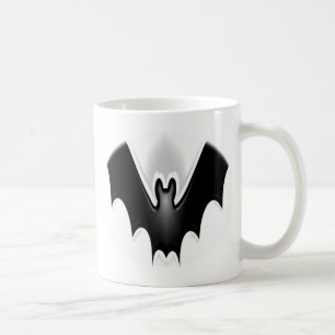 Funky Halloween Fladdermus-taloky Kaffemugg