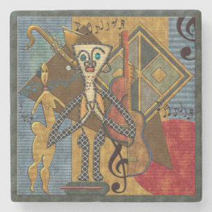 Funky Hett Jazz Marble Stenunderlägg