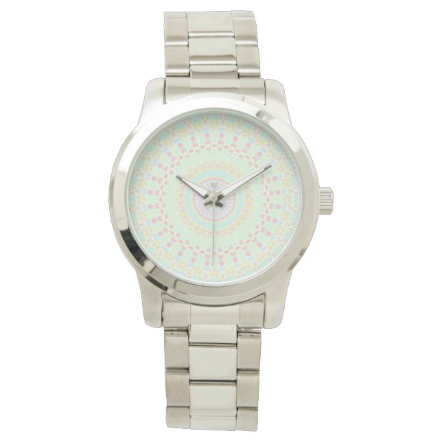 Funky Hippie Mandala  Armbandsur (Framsida)