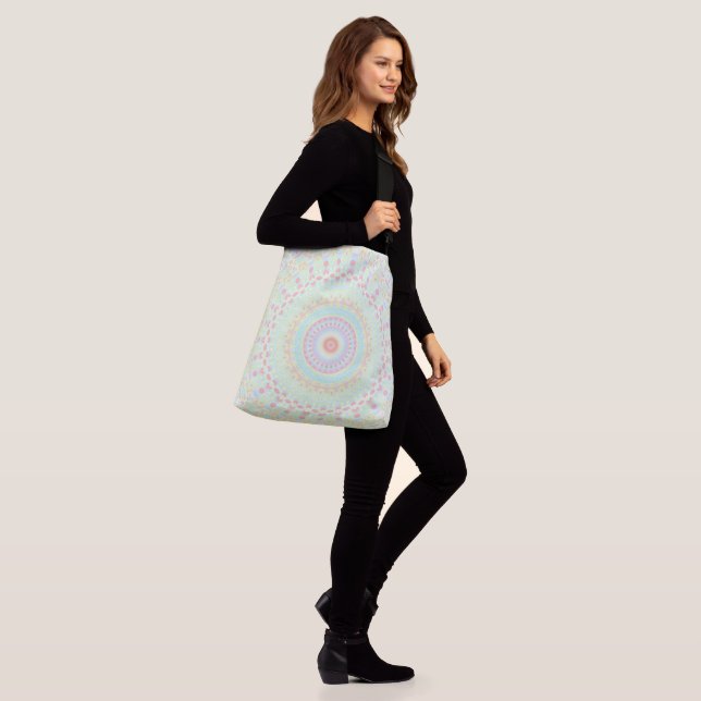 Funky Hippie Mandala Axelväska (På modell)