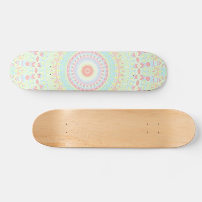 Funky Hippie Mandala Mini Skateboard Bräda 18,5 Cm (Horz)