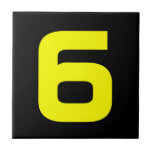 Funky House Numbers Kakelplatta<br><div class="desc">Funkyns lagernummer</div>