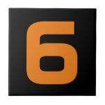 Funky House Numbers Tile Kakelplatta<br><div class="desc">Funkyns lagernummer</div>