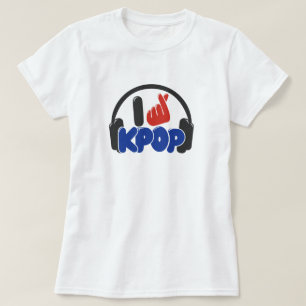Funky I KÄRLEK KPOP LOGOTYP Basic T-Shirt