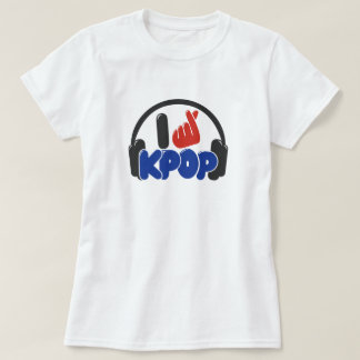 Funky I KÄRLEK KPOP LOGOTYP Basic T-Shirt