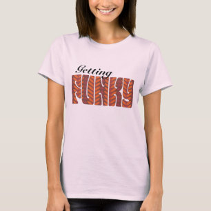 Funky (i rött) t-shirt