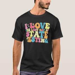 Funky Jag älskar den sista dagen för statliga prov T Shirt