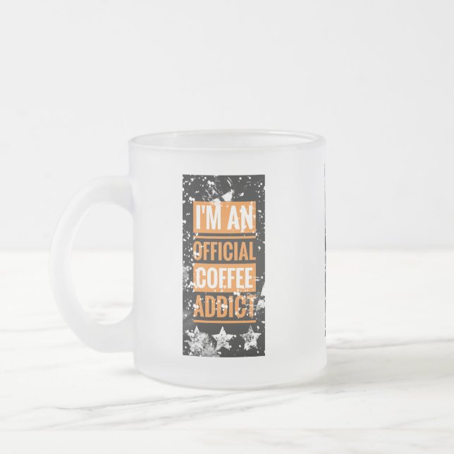 Funky Jag är en officiell kaffeberoende mugg (Vänster)