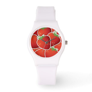 Funky jordgubbar armbandsur