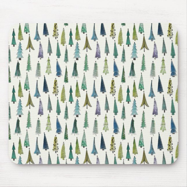 Funky Julgranar (Cute Illustrated Art) Musmatta (Framsidan)