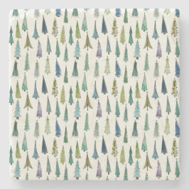 Funky Julgranar (Cute Illustrated Art) Stenunderlägg