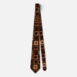 Funky kaffe mosaik slips