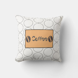 Funky kaffebönor Cirklar Kudd Täcke Kudde
