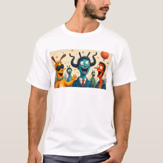 Funky Kaiju: Osaka Monster Art - Sprid glädje och  T Shirt