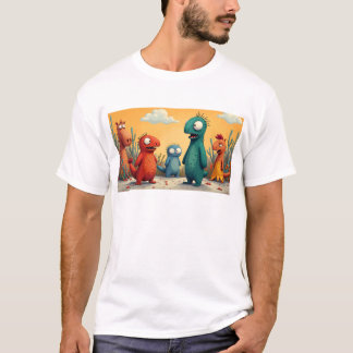 Funky Kaiju: Osaka Monster Art - Sprid glädje och  T Shirt