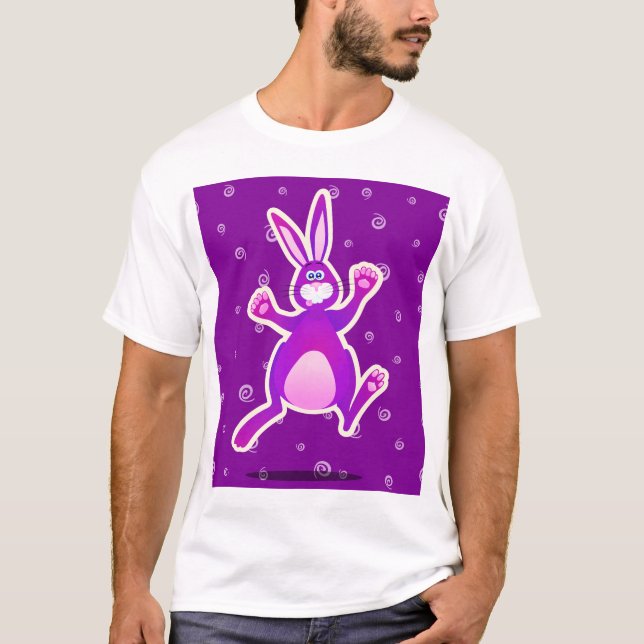 Funky kanin, t-shirt (Framsida)