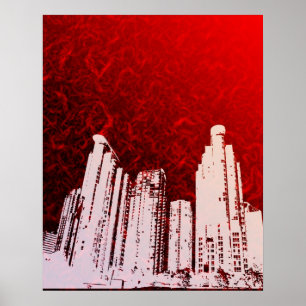 funky konst poster